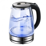 奥克斯 耐热高硼硅电热水壶1.8L 自动断电 实时温控