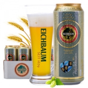 德国进口 EICHBAUM艾斯宝小麦啤酒 500ml*24听 *2件