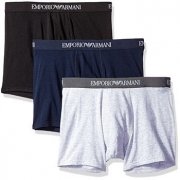 Emporio Armani Cotton 男士平角内裤三件装