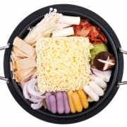 韩国部队火锅底料 年糕火锅套餐 6种食材