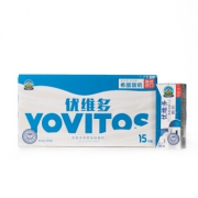 限华北/西南部分地区：优维多（YOVITOS） 常温酸奶 250g*15 整箱装