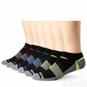 Saucony 圣康尼 男士运动袜 6双装 多色 Prime会员凑单免费直邮