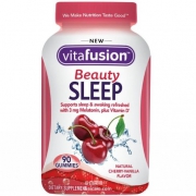 Vitafusion 美容助眠软糖 90粒 樱桃香草味 Prime会员凑单免费直邮