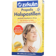 德国进口 Zirkulin 蜂胶润喉含片 30片 消炎缓解咽喉不适