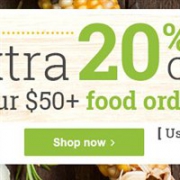 Vitacost现有精选happy baby禧贝/Earth's Best等食品满$50额外8折