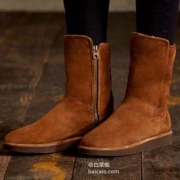 意大利产高端线 UGG 女士羊皮防水雪地靴 新低3.5折$87.5 3色 国内￥2080