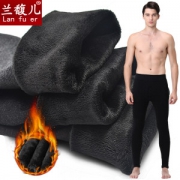 兰馥儿 加绒加厚 男士保暖毛裤 400g