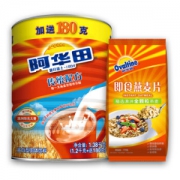 阿华田 Ovaltine 经典搭配2380g（营养麦芽1380g+燕麦1000g） *2件