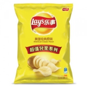 乐事（Lay’s）薯片 休闲零食 美国经典原味 235g(可99-40)