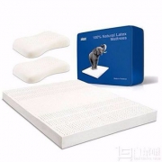 TAIPATEX 100%纯天然泰国乳胶床垫 5cm厚 1.8米 送2个乳胶枕