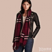 Burberry 巴宝莉 经典格纹纯羊绒围巾