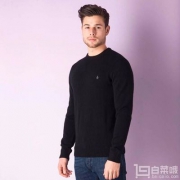 Original Penguin 企鹅牌 男士圆领纯羊羔毛针织衫 两色 £24.83（£26.99 额外9.2折）