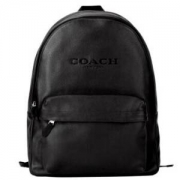 COACH 蔻驰 奢侈品 男款黑色皮质双肩背包 F54786 BLK (54786 BLK)