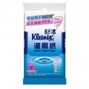 舒洁（Kleenex）湿厕纸 旅行装10片 私处清洁湿纸巾湿巾 *41件