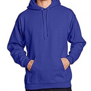 Hanes Pullover Ultimate 男子连帽抓绒运动衫