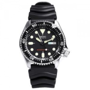 [精工import]SEIKO 手表 再进口 海外款 黑色 SKX007KC 男士