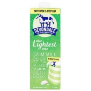 Devondale 德运 脱脂纯牛奶 1L*10盒 *5件