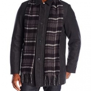 限S码！Dockers Washable Wool Blend男羊毛混纺大衣