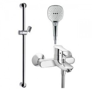 Hansgrohe 汉斯格雅 飞雨select120手持花洒 配单把手浴缸龙头淋浴套餐（主要城市包入户，包安装，具体详情请咨询电话：010-85272758或者15311770763，企业QQ：2748305165）