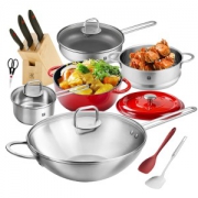 ZWILLING 双立人 TWIN Nova Plus 欢乐时光锅具12件套 66430-001-922