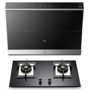 PLUS会员！ Midea 美的 CXW-260-DJ588R +JZT-Q590B 烟灶套装    3880元包邮