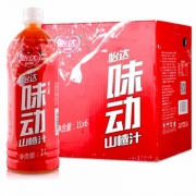 怡达 味动山楂汁果汁饮料 1L*6瓶