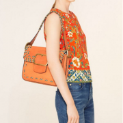 托里·伯奇（TORY BURCH）  SAWYER 女士真皮单肩包