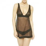 LA PERLA TULLE SOUTACHE 女士睡裙