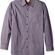 限S码！Haggar Cotton Prints男士长袖衬衫