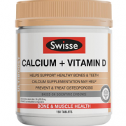 Swisse Ultiboost 钙片+维生素D 成人孕妇老人补钙 150粒装