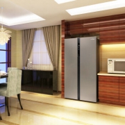 美的（Midea） BCD-520WKM(E) 520升 风冷无霜 对开门冰箱 电脑控温