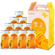 韩国进口 九日牌加糖芒果果汁饮料175ml*15瓶 礼盒装 *5件