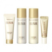 凑单品：SHISEIDO 资生堂 ELIXIR WHITE 怡丽丝尔 抗衰老系列 体验装4件套