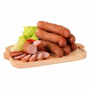 一口猪 瘦肉型红肠 绿色食品猪肉 香肠火腿肠 500g