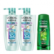 LOREAL欧莱雅 透明质酸水润两件洗发露500ml*2瓶