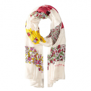 蔻驰（COACH）  Floral Patchwork Oblong 女士围巾