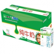 蒙牛 纯牛奶 1L*6 礼盒装 *3件