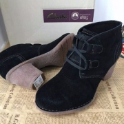Clarks 其乐 Carleta Lyon 女士真皮系带短靴 Prime会员免费直邮含税