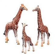 Schleich 思乐 Wild Life系列 SCH51612  长颈鹿家族 动物模型礼盒装 *2件