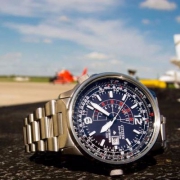Citizen 西铁城 Nighthawk 夜鹰系列 BJ7000-52E 三眼光动能男表 新低$144（$154-10）