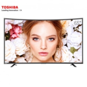 东芝（TOSHIBA）65U668EBC 65英寸 曲面4K超高清64位智能安卓 液晶电视（银黑灰色）