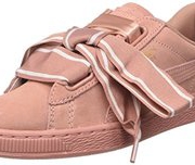 17年新配色！PUMA 彪马x蕾哈娜合作款 Suede Heart Safari 蝴蝶结板鞋