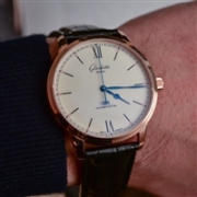 GLASHUTTE 格拉苏蒂 参议员系列 18K玫瑰金男士自动机械手表