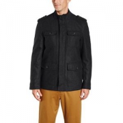 Tommy Hilfiger 男士军装风羊毛外套 1.4折 $34.22