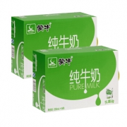蒙牛 纯牛奶 PURE MILK 250ml*16盒*2箱
