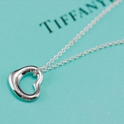 Tiffany&Co 蒂芙尼 镂空心形925纯银项链25152336 Prime会员免费直邮含税
