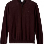 Calvin Klein End Check Quarter Zip男毛衣