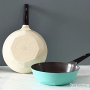 网易严选 Carat钻石系列 28cm煎锅+30cm炒锅 2件套