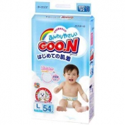 GOO.N 大王 维E系列 婴儿纸尿裤 L54片*5件
