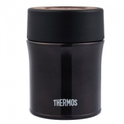膳魔师（THERMOS）真空不锈钢保温闷烧罐 JBM-500(BK)黑色 500ml *3件
